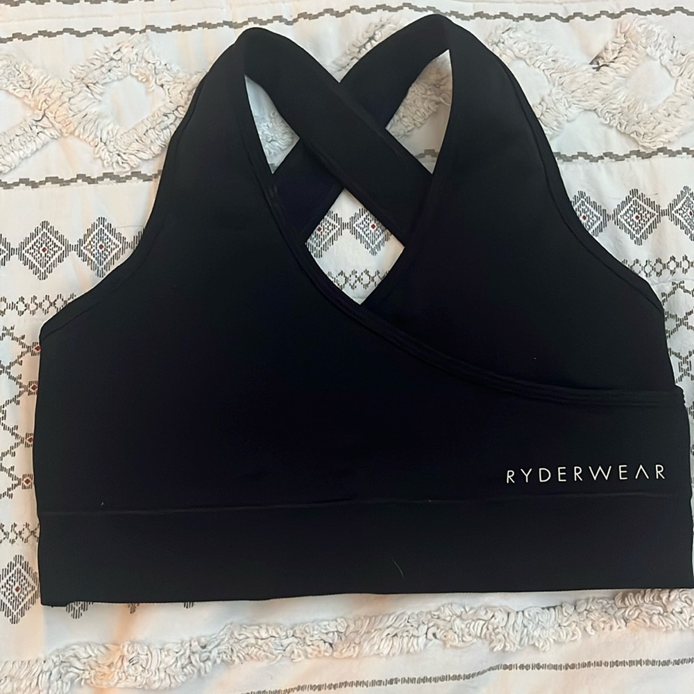 Ryderwear crisscross sports bra size small